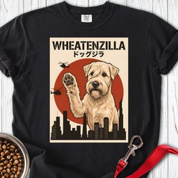Wheaten Terrier Wheatenzilla Premium Tee Gift For Dog Lover