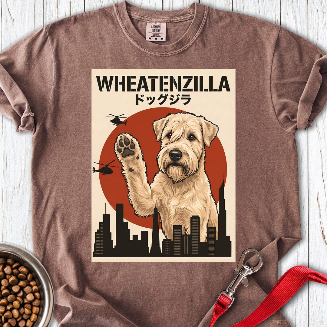 Wheaten Terrier Wheatenzilla Premium Tee Gift For Dog Lover