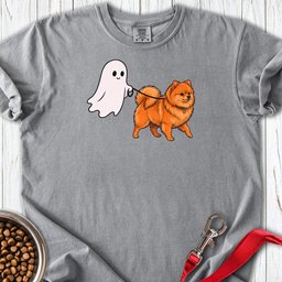 Pomeranian Ghost Walk Premium Tee Gift For Dog Lover