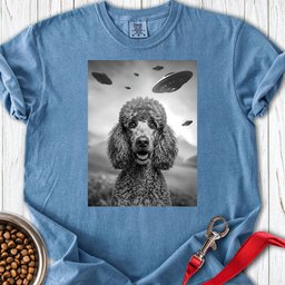 Standard Poodle Ufo Premium Tee Gift For Dog Lover