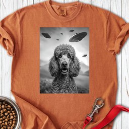 Standard Poodle Ufo Premium Tee Gift For Dog Lover