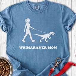 Weimaraner Mom Premium Tee Gift For Mom