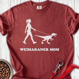 Weimaraner Mom Premium Tee Gift For Mom