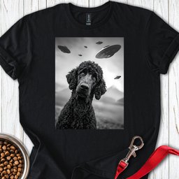 Standard Poodle Ufo 2 T Shirt Gift For Dog Lover