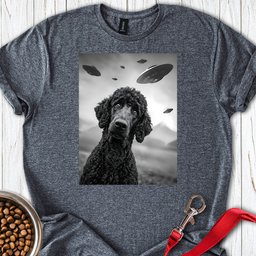 Standard Poodle Ufo 2 T Shirt Gift For Dog Lover