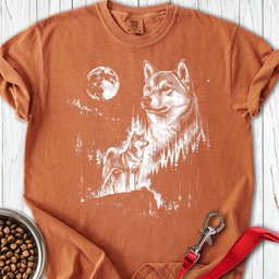 Shiba Inu Moonlight Premium Tee Gift For Dog Lover