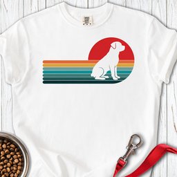 Rottweiler Retro Sunset Premium Tee Gift For Dog Lover