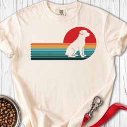 Rottweiler Retro Sunset Premium Tee Gift For Dog Lover