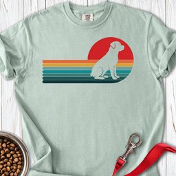 Rottweiler Retro Sunset Premium Tee Gift For Dog Lover