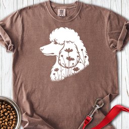 Standard Poodle Flowers 2 Premium Tee Gift For Dog Lover