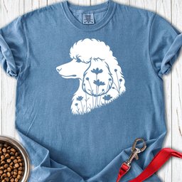 Standard Poodle Flowers 2 Premium Tee Gift For Dog Lover