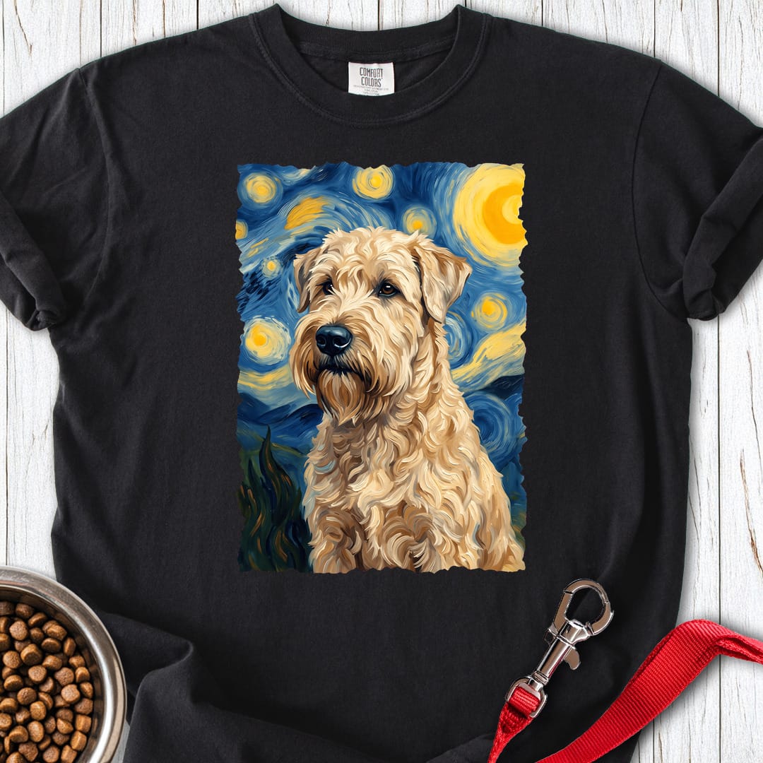 Wheaten Terrier Van Gogh Premium Tee Gift For Dog Lover