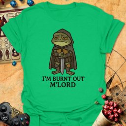 Burnt Out Tee Gift For Tabletop Gamer