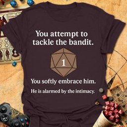 Bandit Is Alarmed Tee Gift For Tabletop Gamer