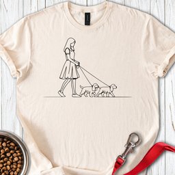 Walking Cocker Spaniels T Shirt Gift For Dog Lover