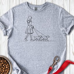 Walking Cocker Spaniels T Shirt Gift For Dog Lover