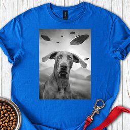 Weimaraner Ufo T Shirt Gift For Dog Lover