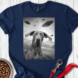 Weimaraner Ufo T Shirt Gift For Dog Lover
