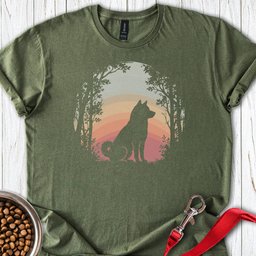Shiba Inu Nature T Shirt Gift For Dog Lover