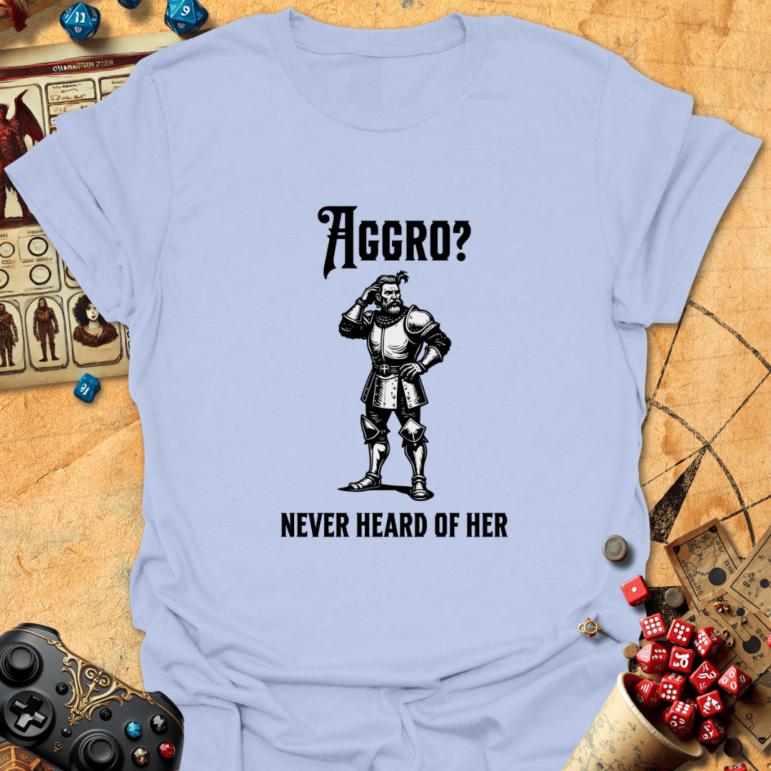 Aggro Tee Gift For Tabletop Gamer