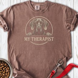 Weimaraner Therapist Premium Tee Gift For Dog Lover