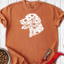 Vizsla Flowers Premium Tee Gift For Dog Lover