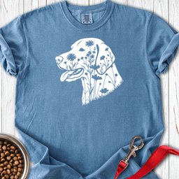 Vizsla Flowers Premium Tee Gift For Dog Lover