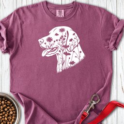 Vizsla Flowers Premium Tee Gift For Dog Lover