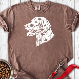Vizsla Flowers Premium Tee Gift For Dog Lover