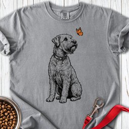 Wheaten Terrier Butterfly Premium Tee Gift For Dog Lover