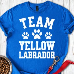 Team Yellow Labrador T Shirt Gift For Dog Lover