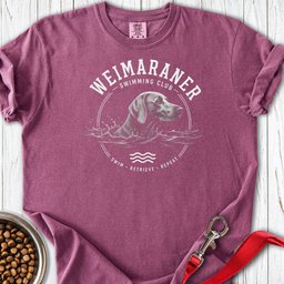 Weimaraner Swimming Club 2 Premium Tee Gift For Dog Lover