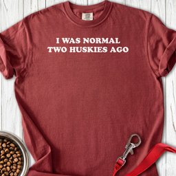 Two Huskies Ago Premium Tee Gift For Dog Lover