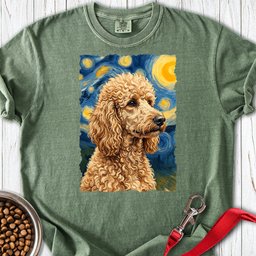 Standard Poodle Van Gogh Apricot Premium Tee Gift For Dog Lover