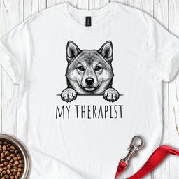 Shiba Inu Therapist T Shirt Gift For Dog Lover