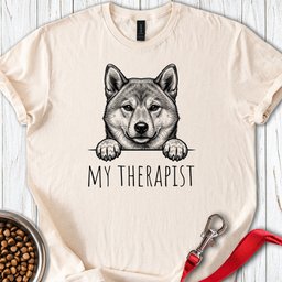 Shiba Inu Therapist T Shirt Gift For Dog Lover