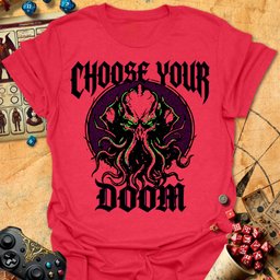 Choose Your Doom Tee Gift For Tabletop Gamer