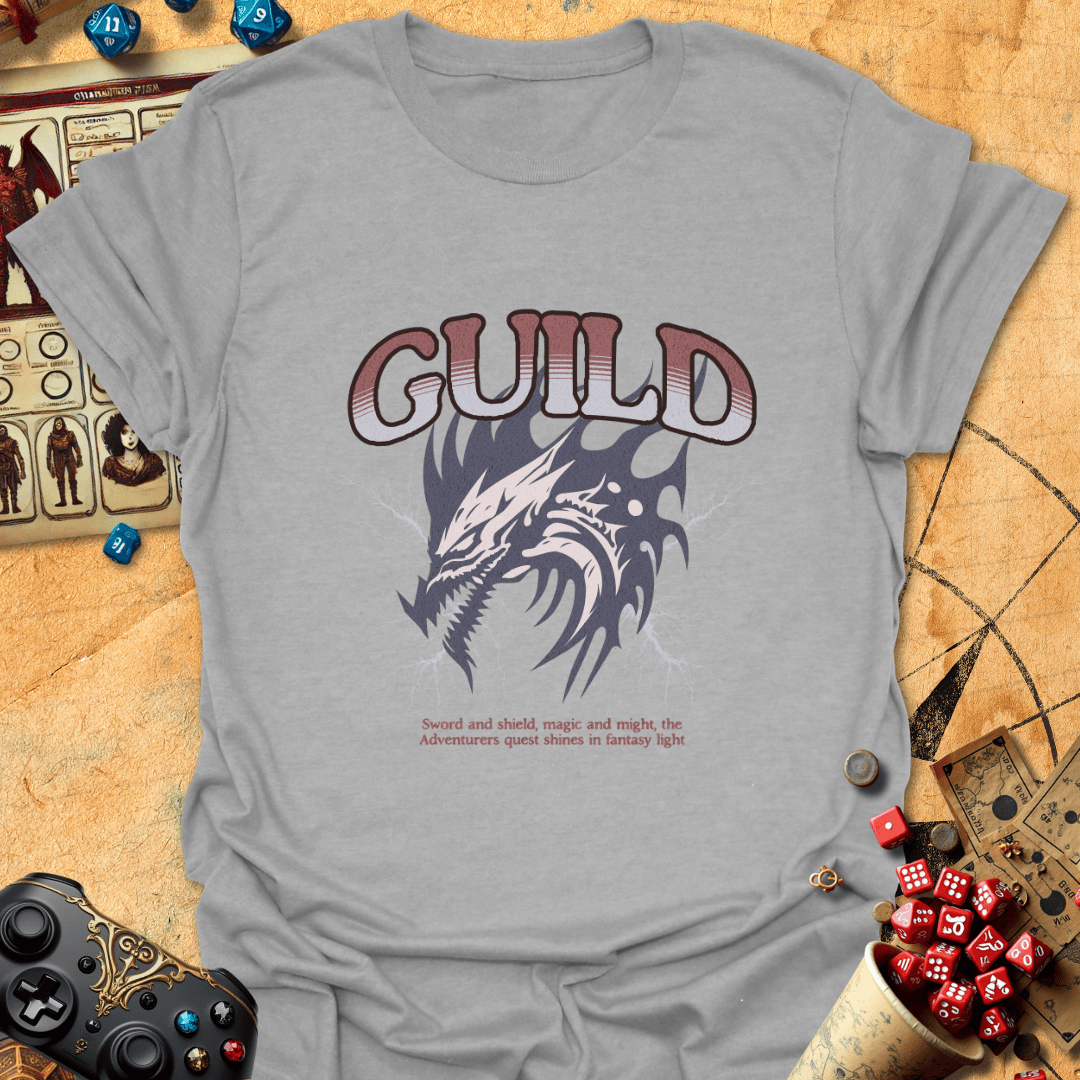 Guild Dungeon Tee Gift For Tabletop Gamer