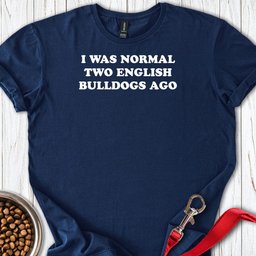 Two English Bulldogs T Shirt Gift For Dog Lover
