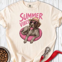 Summer Vibes German Shorthaired Pointer Premium Tee Gift For Dog Lover