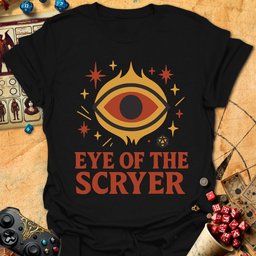 Eye Of Scryer Tee Gift For Tabletop Gamer