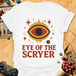 Eye Of Scryer Tee Gift For Tabletop Gamer