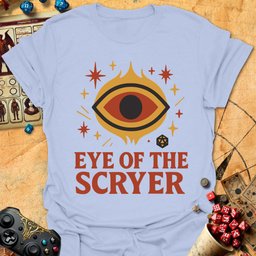 Eye Of Scryer Tee Gift For Tabletop Gamer