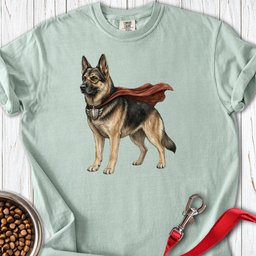 Shiloh Shepherd Superhero Premium Tee Gift For Dog Lover
