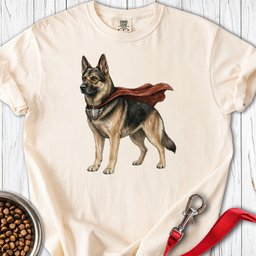 Shiloh Shepherd Superhero Premium Tee Gift For Dog Lover