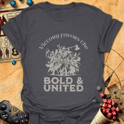 Bold And United Tee Gift For Tabletop Gamer