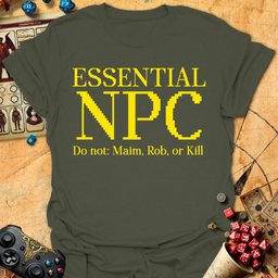 Essential NPC Tee Gift For Tabletop Gamer