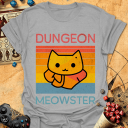 Dungeon Meowster Tee Gift For Tabletop Gamer