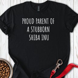 Proud Shiba Inu Parent T Shirt Gift For Dog Lover