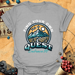 Find Your Quest Tee Gift For Tabletop Gamer